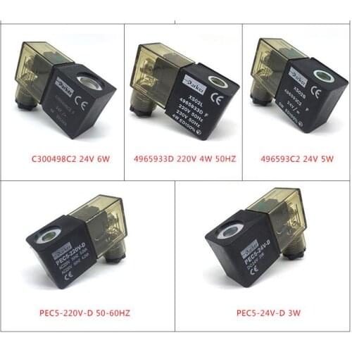 Original New Solenoid Valve Coil ZB12 496593C2 4965933D C300498C2 C3004983D H111C2 481000C2 PEC5-220V-D