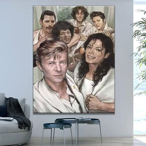 DIY Full Drill Diamond Painting Michael Jackson And Singers 5D Rhinestone Mosaic Picture Diamond Embroidery Idol For Home Decor