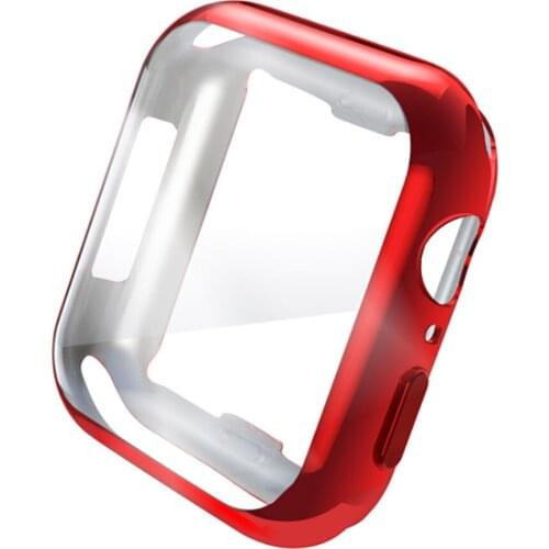 Sturdy Durable Case Cover For Apple Watch 42/38/40/44mm Half Pack Frame Protective Case iWatch Series 6 SE 5 4 3 2 1 Accessories