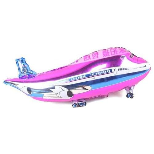 Airplane Foil Balloon Kid Birthday Party Decor Jet Airline Children Voyage Toy