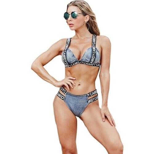 Sexy Women Bikini Sets Ladies Bra and Briefs Night Club Bar Female Summer Sea Beach Wear Costumes