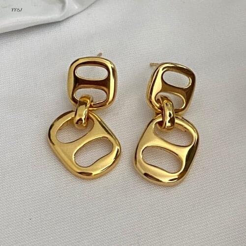 Soda can tab dangling earrings for women 2021 funny creative unusual unique earrings trendy women emo punk jewelry popular items