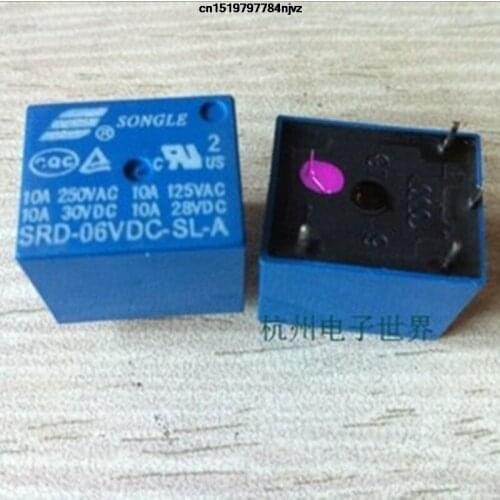 SRD-06VDC-SL-A SRD-06VDC SRD-05VDC-SL-A SRD-05VDC SRD-12VDC-SL-A SRD-12VDC SRD-24VDC-SL-A SRD-24VDC 4PIN T73 5PCS