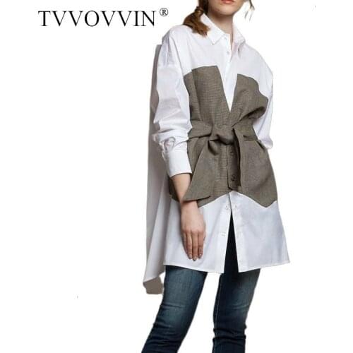 Tvvovvin Womens Office Shirts