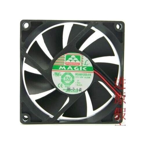 8015 8 cm 8cm dual ball bearing cooling fan 12V 0.23A MGA8012XB-A15