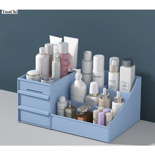 Large Capacity Dressing Table Skin Care Rack Desktop Sundries Storage Box Makeup Drawer Jewelry Organizer Cosmetic Storage Box