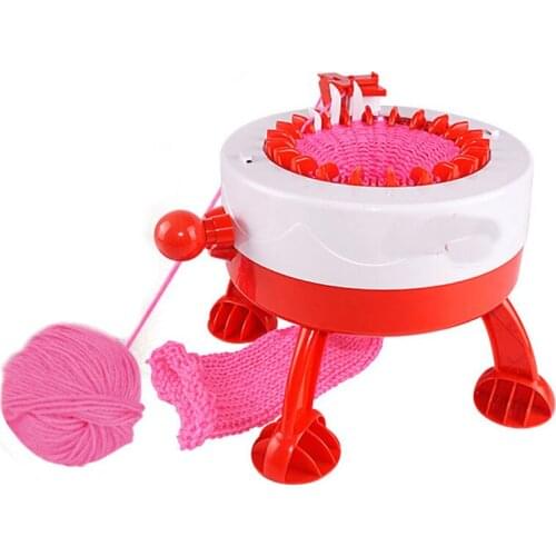 DIY Hand Sweater Girl DIY Toy Knitting Machine Weaver Creative Arts Yarn Scarf Hat Child Machine Knitted Sweater Knitting