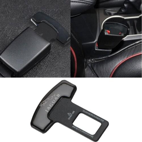 1/2Pcs Metal Car Interior Seat Belt Clip Safety Belt Plug For Jaguar XFR XF Sportbrake F-Type S-Type Svr S TYPE