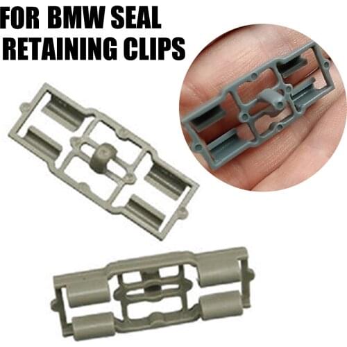 10Pcs Lower Door Weatherstrip Plastic Seal Retainer Clip Front Rear Automobiles Interior Accessories New 2021 For BMW X5 E53