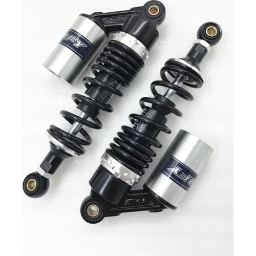 FRY 2 piece new 265mm rear rear shock absorber motorcycle for HONDA YAMAHA SUZUKI black & silver