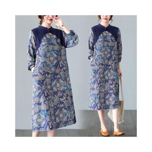 2021 chinese dress cheongsam qipao modern cheongsam dress short sleeve floral print qipao robe chinoise vestido oriental dress
