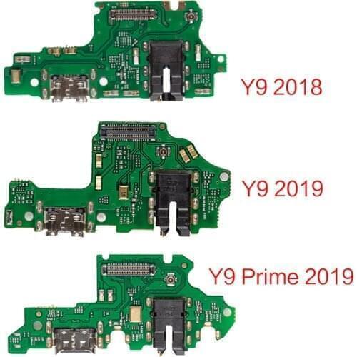 5pcs/lot Charging Port Flex Cable For HuaWei Y9 2018 Prime 2019 USB Dock Connector Charger Ports