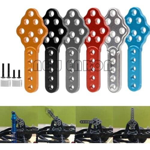 NEW ENRON 4Pcs Aluminum Shock Absorber Mount Adjust Plate Height Angle Stand For RC 1/10 Crawler Car Axial SCX10 90046 D90 D110