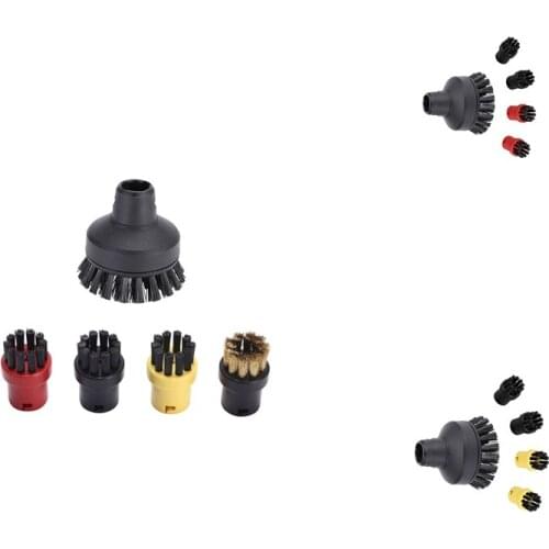 Large Round Brush for Karcher SC1 SC2 SC3 SC4 Large Round Brush Cleaning Brush for Steam Cleaner Sweeper