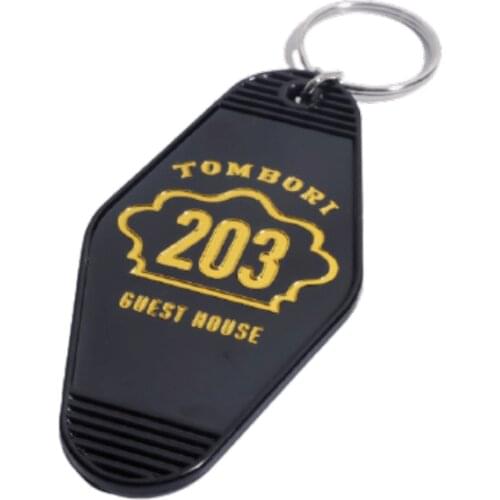 50PcsCustom Design Imprint Motel Keychain Plastic Hotel Keychain