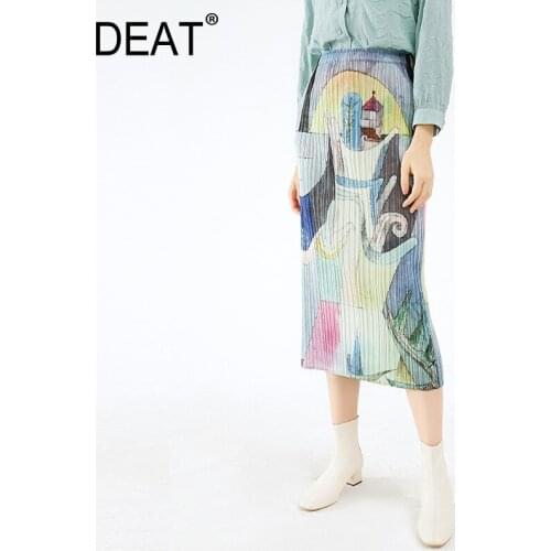 DEAT Women's Pleated Skirts