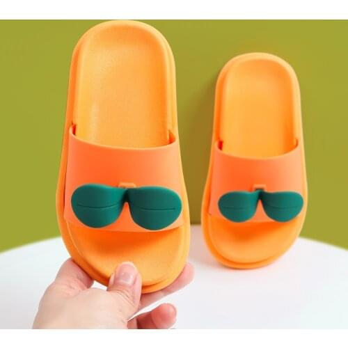 Children slippers summer girl baby cute leaf wings slipper outside bathroom non-slip children sandals