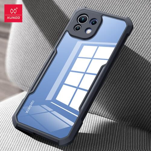 For Xiaomi Mi 11 Lite 5G Case Xundd Airbag Technology Shockproof Camera Protection Transparent Back Cover For Mi 11 Lite чехол