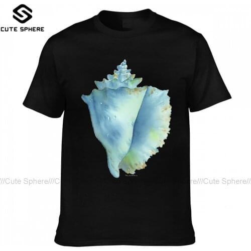Shell Tshirt Awesome 100 Cotton Short Sleeve T Shirt Print Summer T-Shirt Male Oversized