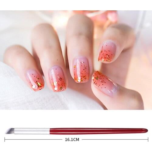 Wooden Handle Nail Art Painting Blooming Pen Drawing Brush Beauty Manicure Tool Nail Brushes