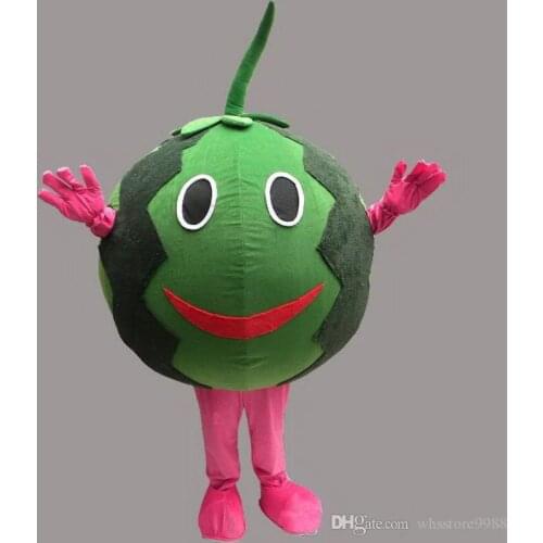 Material Helmet Watermelone Cartoon Mascot Costume Fruit Cartoon Doll Suit Adult Size Mascot Costumes Fancy Dress