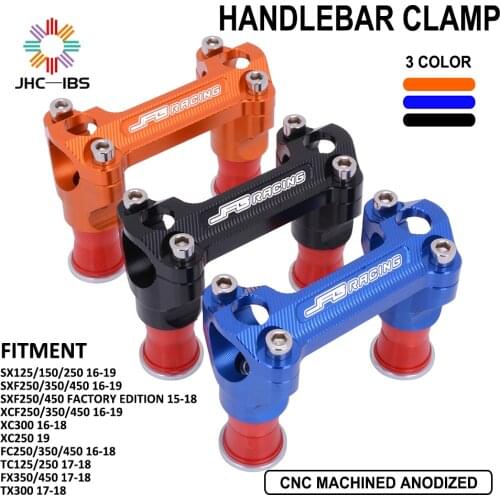 Motorcycle CNC Handlebar Riser Mount Clamp For KTM Husqvarna SX SXF XCF XCW XCFW EXC EXCF 125 150 250 350 450 530 FC TC
