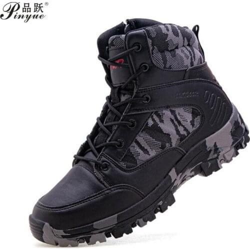 Tactical Shoes Men Outdoor Hiking Boots Men Antiskid Tactical Boots Outdoor Mountain Climbing Sports Shoes for male