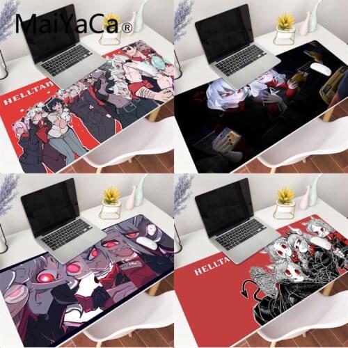 MaiYaCa Helltaker game Gamer Soft Mouse Pad Anti-slip Rubber Gaming Mouse Mat xl xxl 800x300mm for Lol world of warcraft