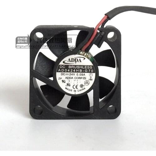 ADDA AD0424HB-G70 (T) DC 24V 0.09A 40x40x10mm Server Cooling Fan