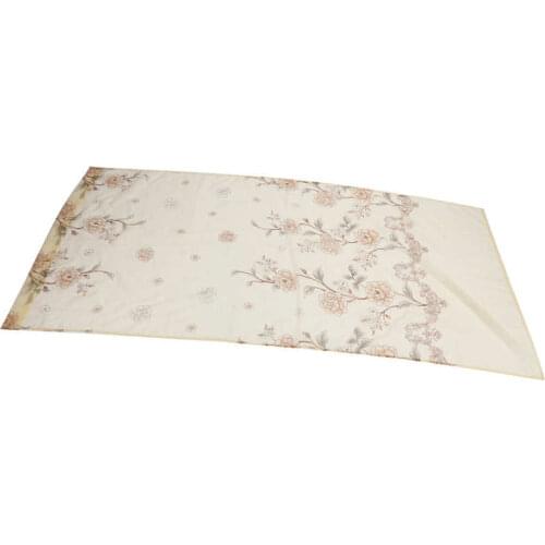 Window Voile Polyester Flower Printed Curtain for Restaurants for Bedroom for Study Room for Dorm