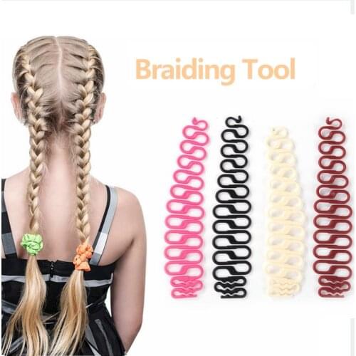 DIY Women Hair Braiding Tool Girls Centipede Braider Roller Hair Twist Tool Hair Edge Curler Styling Accessories