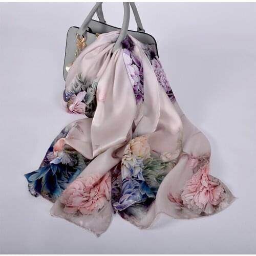 [BYSIFA] Fashion Brand Silk Scarf New Chinese Style Long Scarves Wraps Top Grade Silkworm Cocoon Silk Neck Scarf Cape Foulard