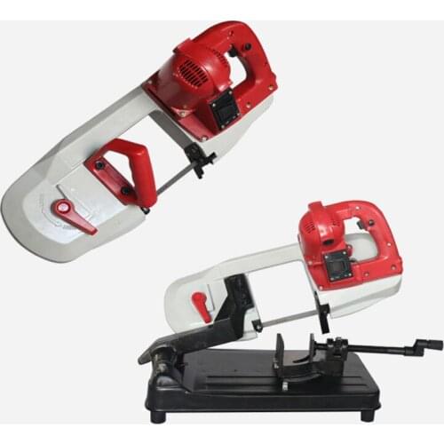 Metal-cutting Band Sawing Machine Can Turn Angle Tools Desktop Metal Wood Pplastic Cutting 220V 735W 50hz Horizontal Yunlinli