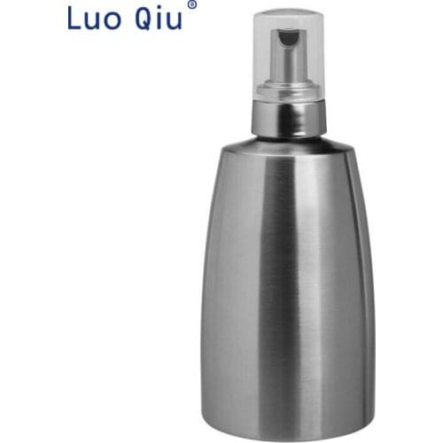 Stainless Steel Countertop Foaming Foam Soap Dispenser Bottle(Brush Finish) PS Pump Head 400 ml