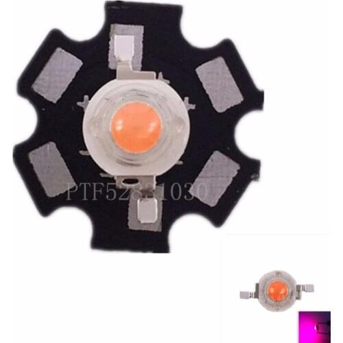 3w full spectrum 400nm ~840nm led chip ,45mil bridgelux 3w led diode for indoor plant grow 100pcs