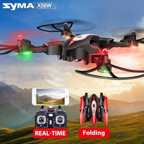 SYMA X56 X56W Remote Radio Control Drone Quadcopter RC Helicopter With Camera Foldable Hover Air Selfie Helicopter VS SYMA X5SW
