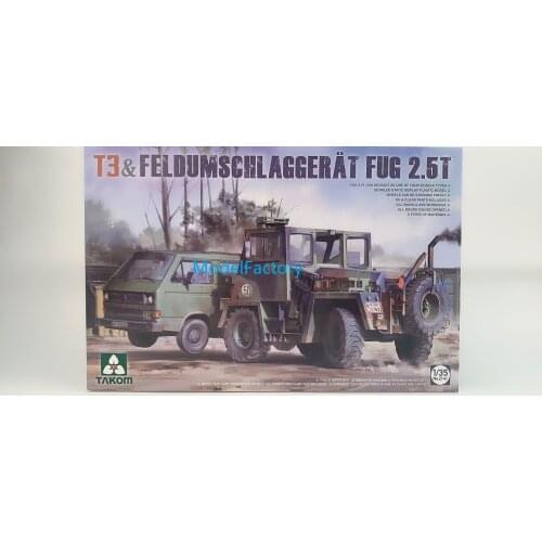TAKOM 2141 1/35 German Army T3 Heavy Fork Lift FUG 2.5t Plastic Model