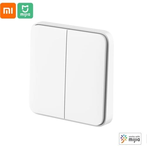 Original Xiaomi Mijia Smart Switch Wall Switch Single & Dual Open BT Remoto Control Voice Control Smart Light for Mi Home APP