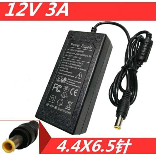 12V 3A 2A AC DC Power Adapter Charger for LG W1943S E1948S LCAP07F E2260 ADS-24NP-12-1 12024G LCD Monitor 6.5MM with pin inside