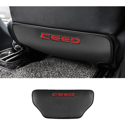 1pcs Car Seat Back Anti-Kick Cushion Pad Rear Seat Passenger Anti-Dirty Kick Pad for Kia Ceed Rio 3 4 Sorento Cerato Accessories