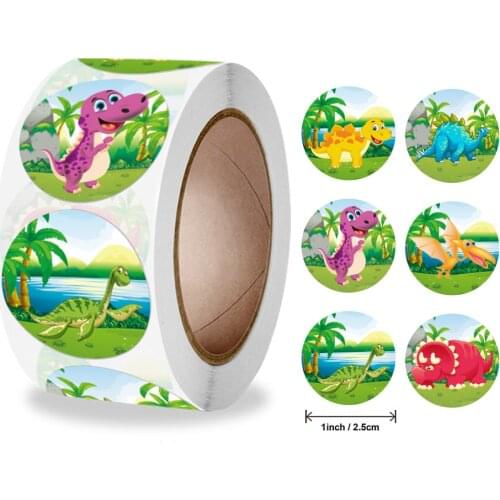 100-500pcs Stickers For Kids Teacher Reward Stickers Animal Design For School Game Baby Training Sticker Award Praise Gift
