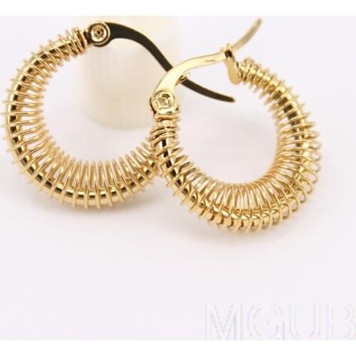 3.7g Light Wedding birthday gift earrings 18mm 36mm diameter washable Does not fade Wholesale and retail LH962