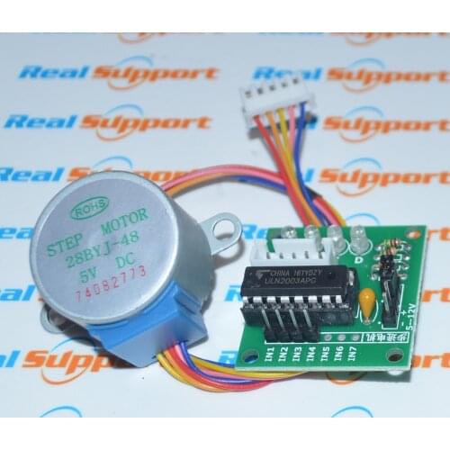 5V 4-phase Stepper Motor+ Driver Board ULN2003 1x Stepper motor +1x ULN2003 Driver board
