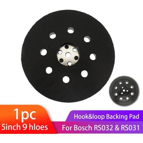 5 Inch Hook and Loop Replacement Backing Pad for Bosch PEX 125 RS032 & RS031 Models 1295DP, 1295D, 1295DH,1295DVS, 3107DVS