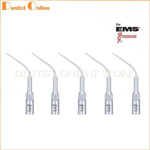 5PCS Woodpecker dental ultrasonic scaler tip P3 Compatible with EMS