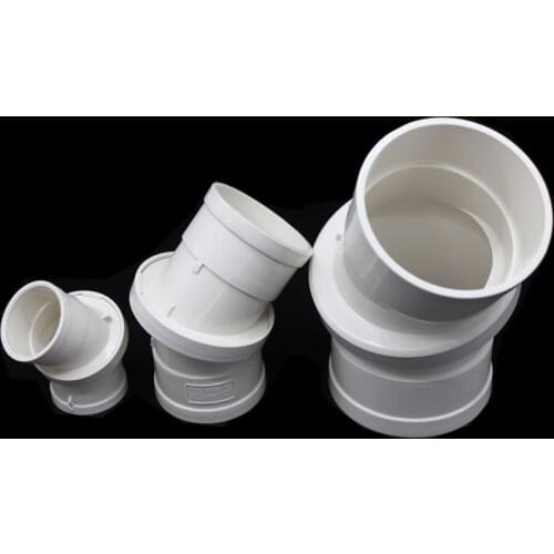 50mm 75mm 110mm 360 degree rotatable PVC downpipe any angle adjustment elbow drain pipe fittings