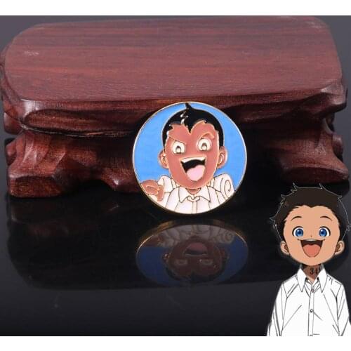 Anime! The Promised Neverland Cosplay Badges Cute Brooch Pins Collection Breastpin For Women Men Lapel Pin Jewelry Accessories