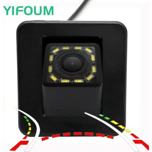 AHD Fisheye 12LED Dynamic Trajectory Car Rear View Wireless Camera For Kia K3 K3S Rio Cerato Forte/Hyundai i30 Elantra Avante