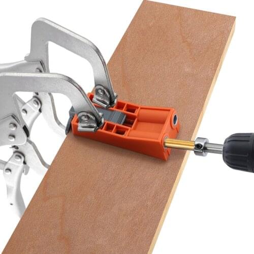 Woodworking Angle Hole 9.5mmABS Plastic with Magnetic Inch Adjustable Punch Drill Bit Positioner Woodworking Tools