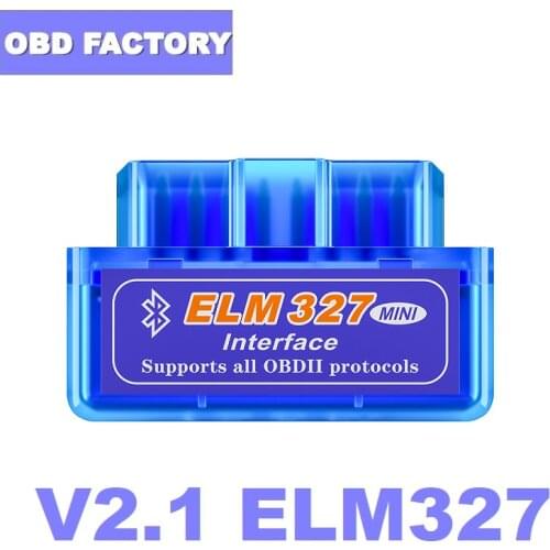 V2.1 ELM 327 Bluetooth OBD2 Scanner MINI ELM327 OBDII Diagnostic Interface for Android/PC ELM327 Bluetooth ELM327 Code Scanner